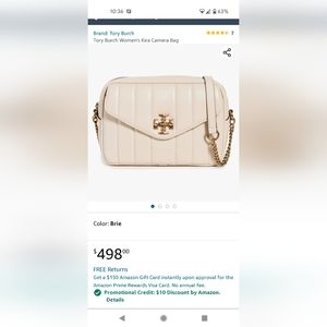 Tory Burch Kira Camera Bag in Brie